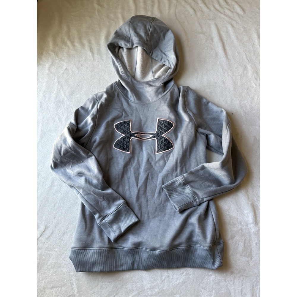 Under Armour Hoodie Small Pullover Cold Gear Hooded Logo